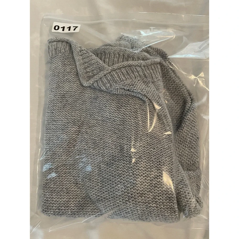 Old navy oversized sweater sz Large Light Blue Chunky‎ Knit Cozy Nautical soft